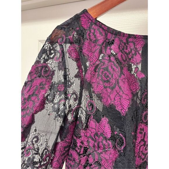 Rachel Rachel Roy Purple Lace Madeline Dress sz 10 NWOT - Picture 7 of 11